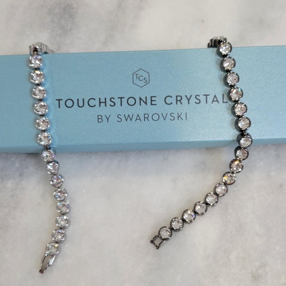 Swarovski Touchstone Crystal Silver Bracelet